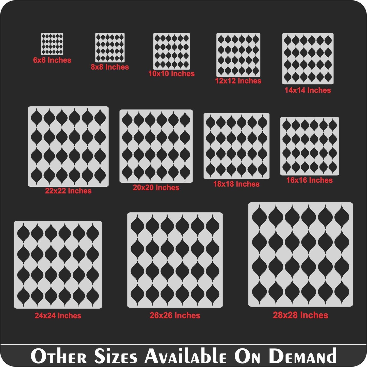 Japanese Pattern Reusable Stencil for Canvas and wall painting.ID#156