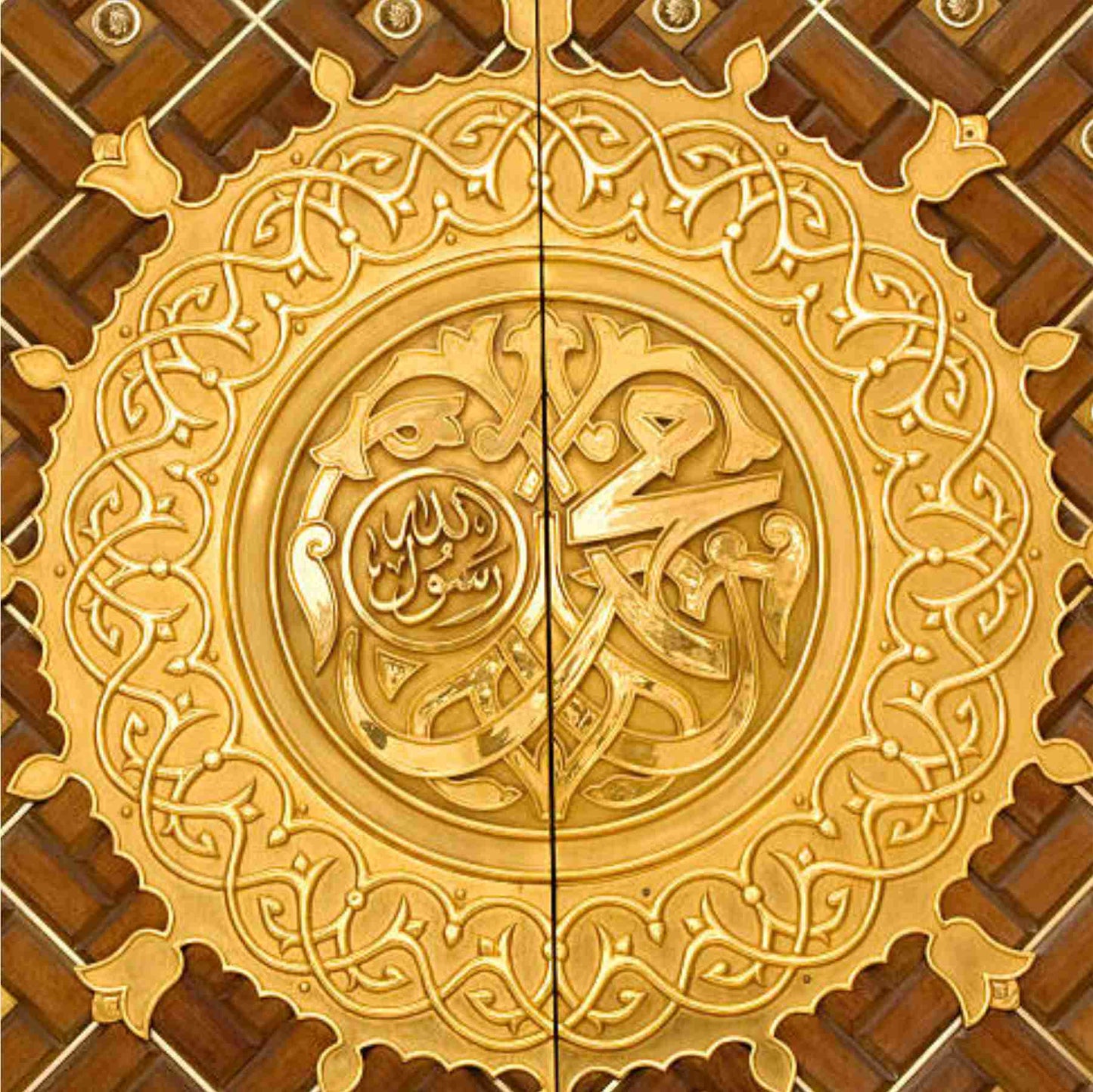 Masjid E Nabvi Gate Art Islamic Calligraphy Reusable Stencil for Canvas and wall painting.ID#4119 – ID# 255