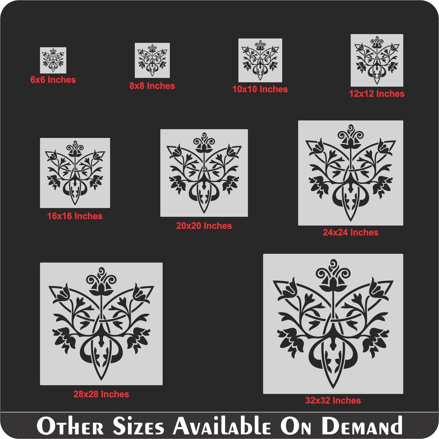 Damask Stencil Wall Painting Scrapbook Coloring Embossing Album Decorative Template. ID #571