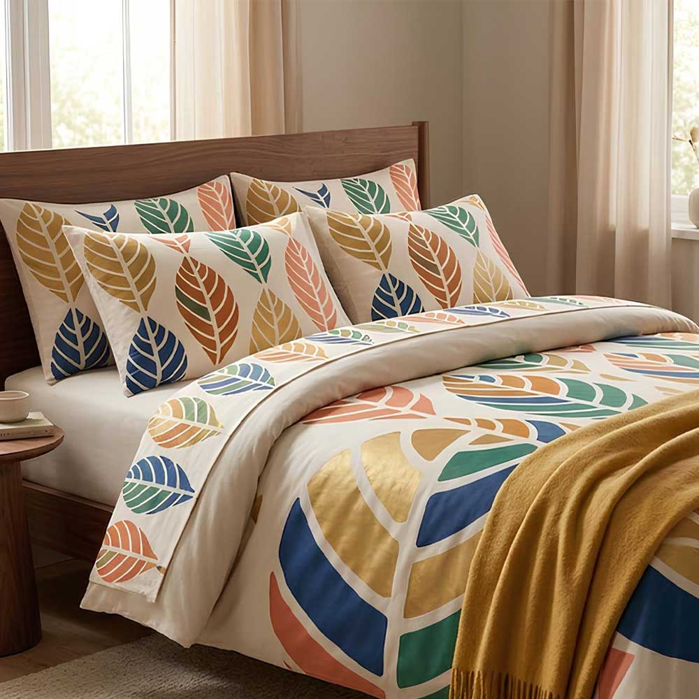 Elegant Palm Leaf Pattern Stencil for Wall, Furniture & Fabric Art – Tropical Botanical Design – ID# 13