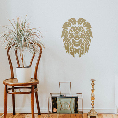Lion Reusable Stencil for Canvas and wall painting.ID#108