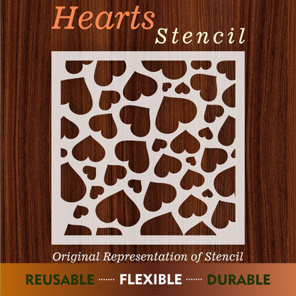 Hearts Stencil , Wall Stencils For wall Painting Airbrush Painting Art Cake Spray Mold DIY Decor Crafts Canvas.ID#10-3