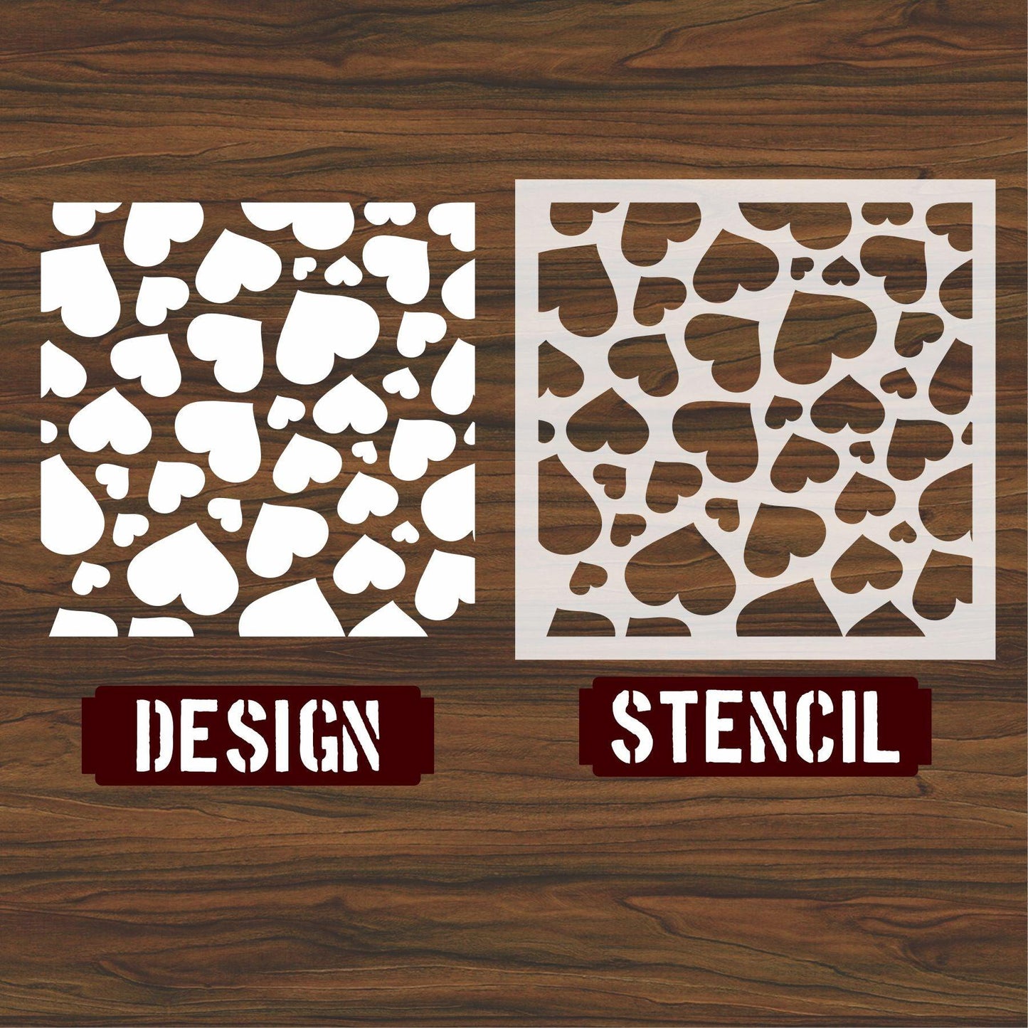 Hearts Stencil , Wall Stencils For wall Painting Airbrush Painting Art Cake Spray Mold DIY Decor Crafts Canvas.ID#10-3