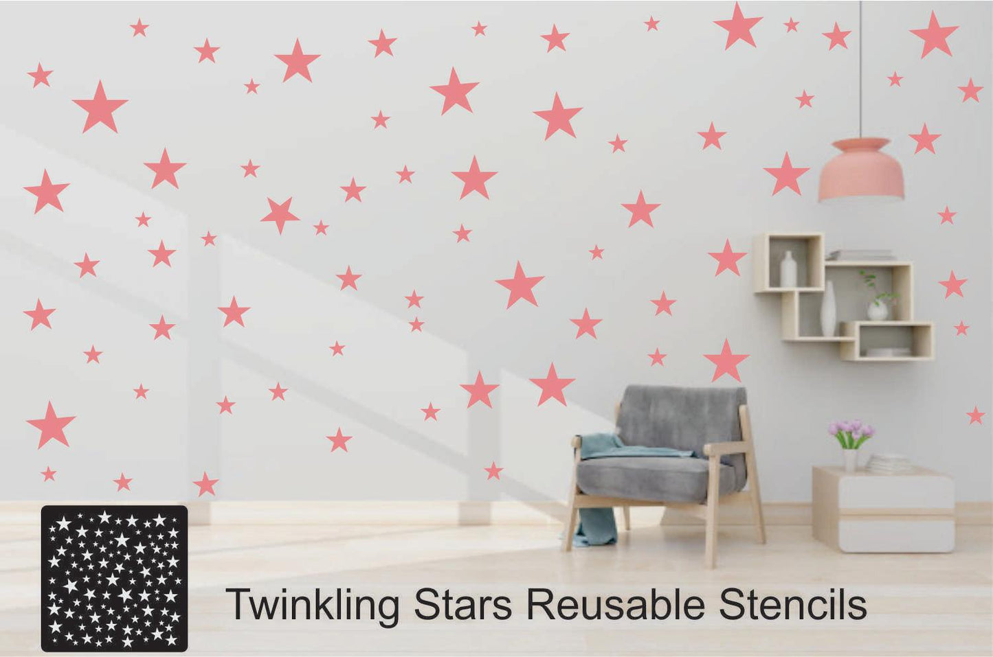 Star Stencil , Wall Stencils For wall Painting Airbrush Painting Art Cake Spray Mold DIY Decor Crafts Canvas.ID#10-2