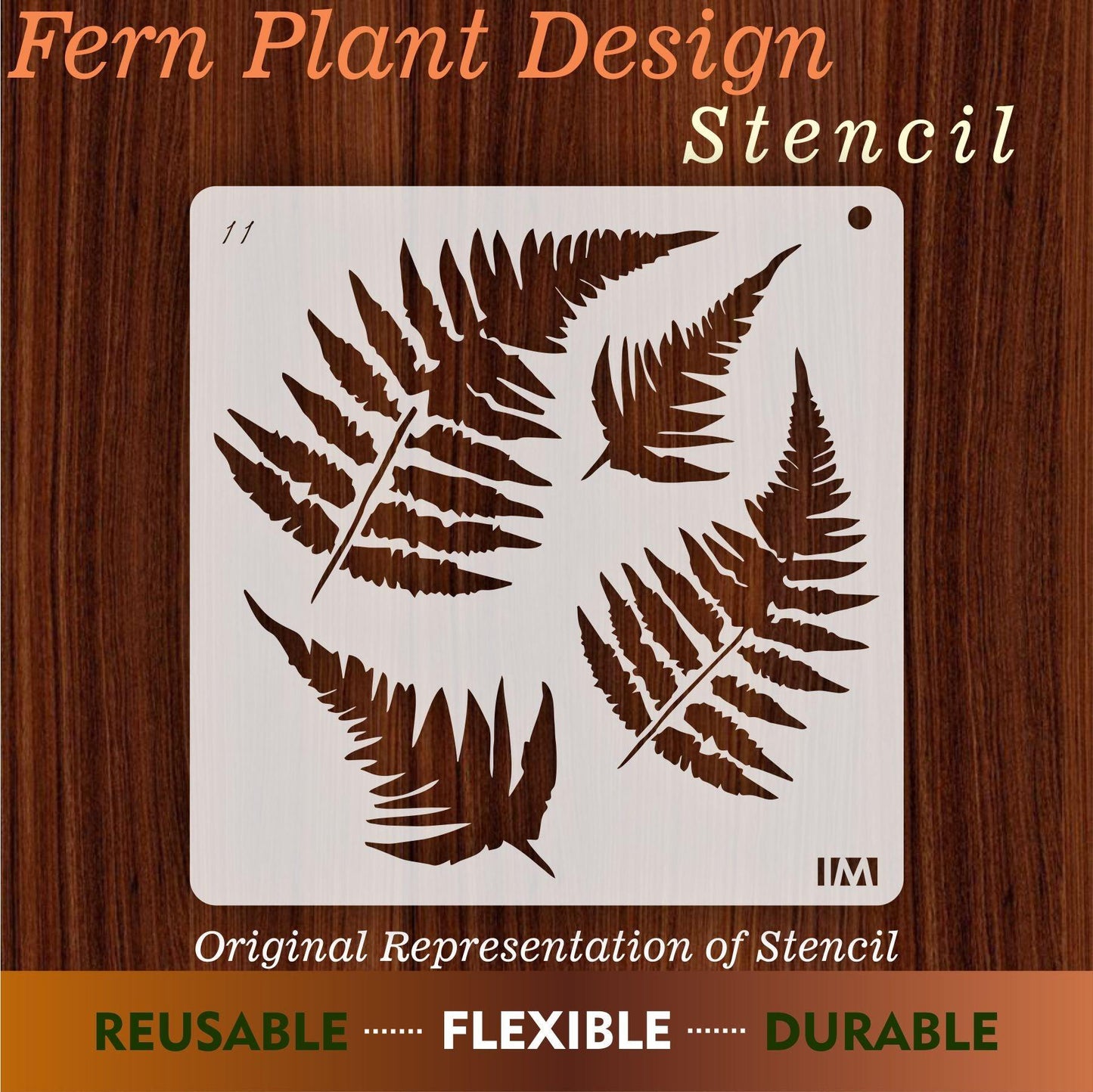 Fern Tree Leaf Stencil , Wall Stencils For wall Painting Airbrush Painting Art Cake Spray Mold DIY Decor Crafts Canvas.ID#11