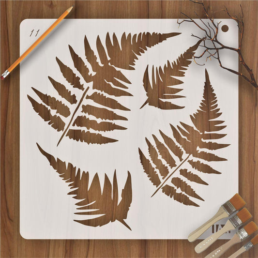 Fern Tree Leaf Stencil , Wall Stencils For wall Painting Airbrush Painting Art Cake Spray Mold DIY Decor Crafts Canvas.ID#11