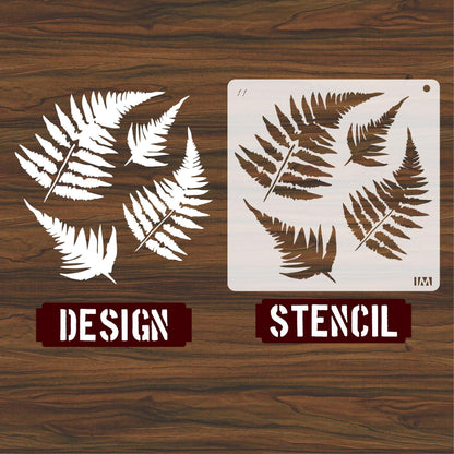 Fern Tree Leaf Stencil , Wall Stencils For wall Painting Airbrush Painting Art Cake Spray Mold DIY Decor Crafts Canvas.ID#11
