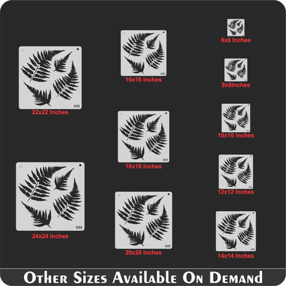 Fern Tree Leaf Stencil , Wall Stencils For wall Painting Airbrush Painting Art Cake Spray Mold DIY Decor Crafts Canvas.ID#11