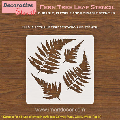Fern Tree Leaf Stencil , Wall Stencils For wall Painting Airbrush Painting Art Cake Spray Mold DIY Decor Crafts Canvas.ID#11