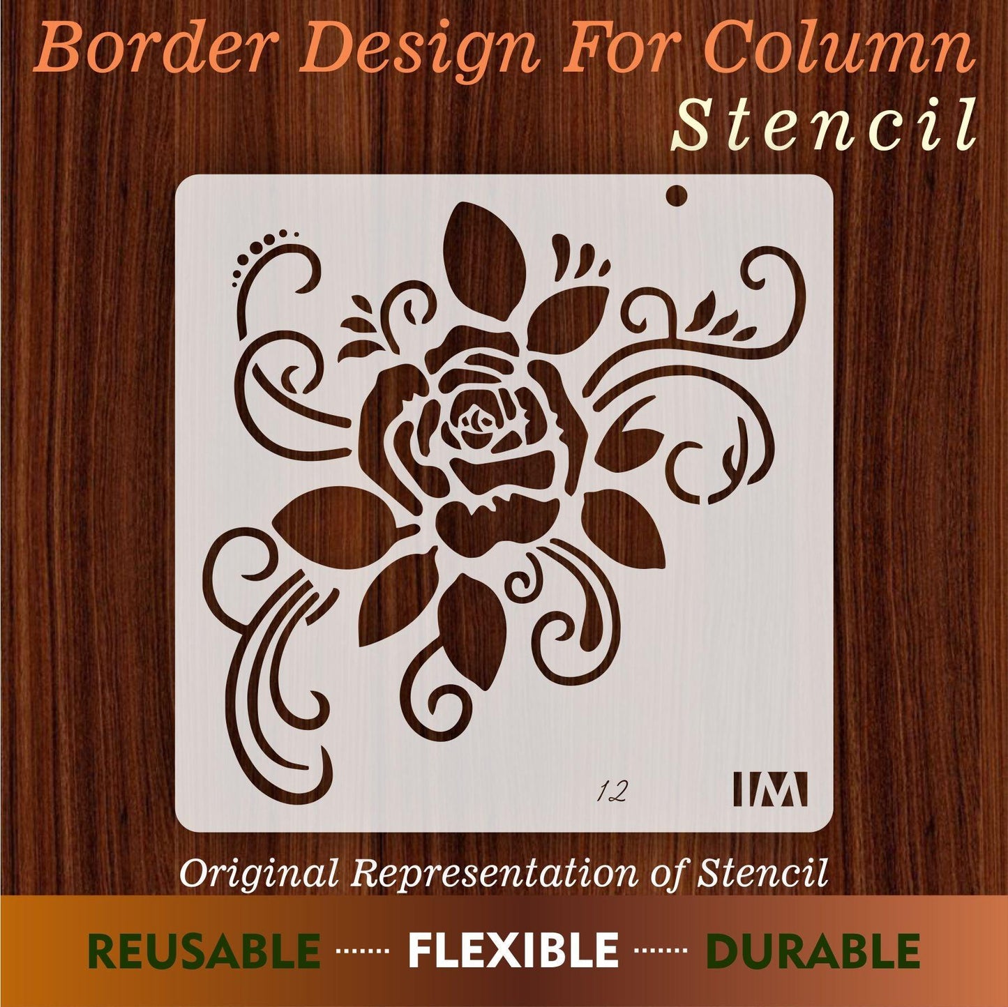 Rose Florel Stencil , Wall Stencils For wall Painting Airbrush Painting Art Cake Spray Mold DIY Decor Crafts Canvas.ID#12