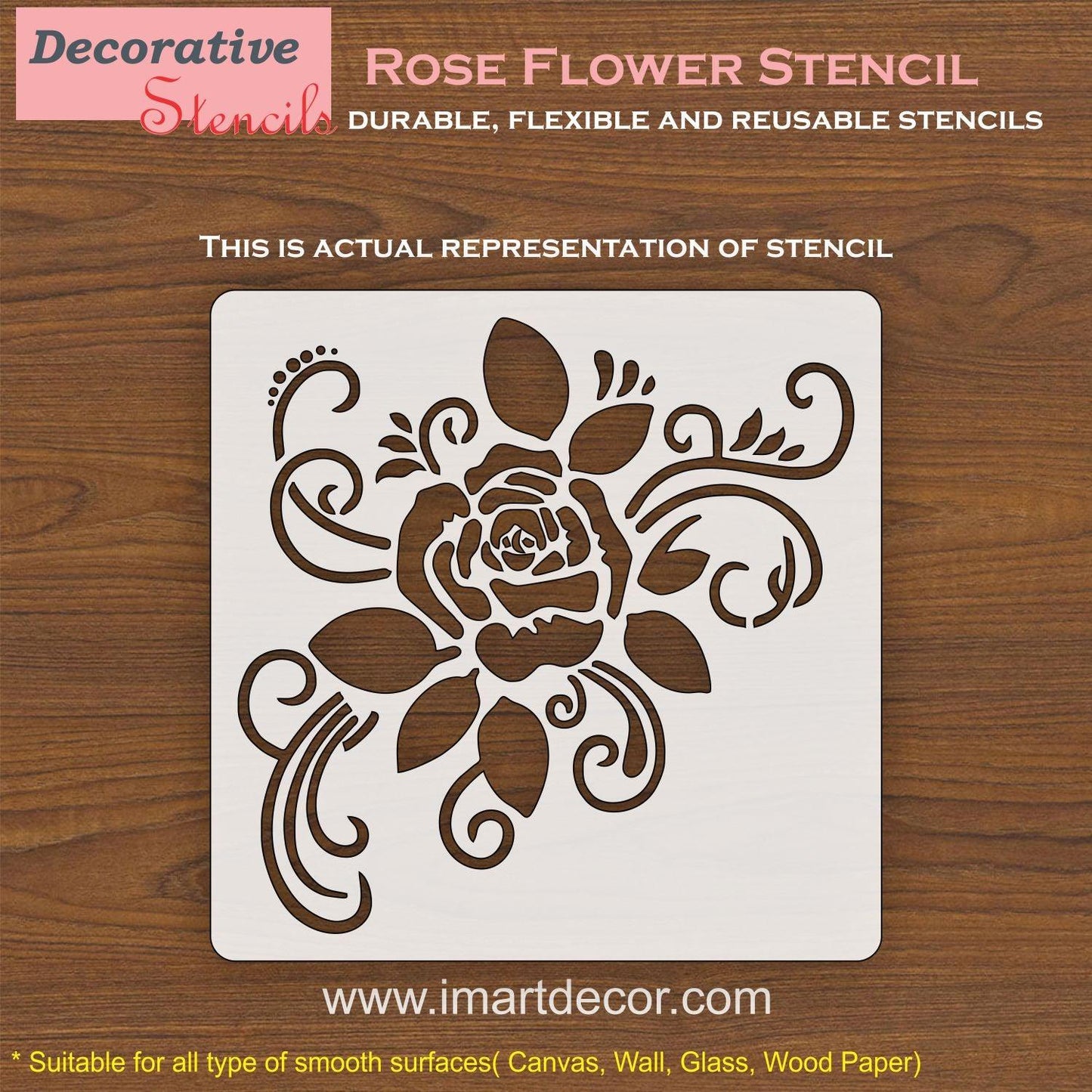 Rose Florel Stencil , Wall Stencils For wall Painting Airbrush Painting Art Cake Spray Mold DIY Decor Crafts Canvas.ID#12