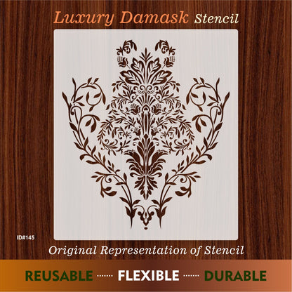 Laxury Damask Stencils For Walls Painting Scrapbooking Stamping Stamp Album Decorative stencil. ID #145