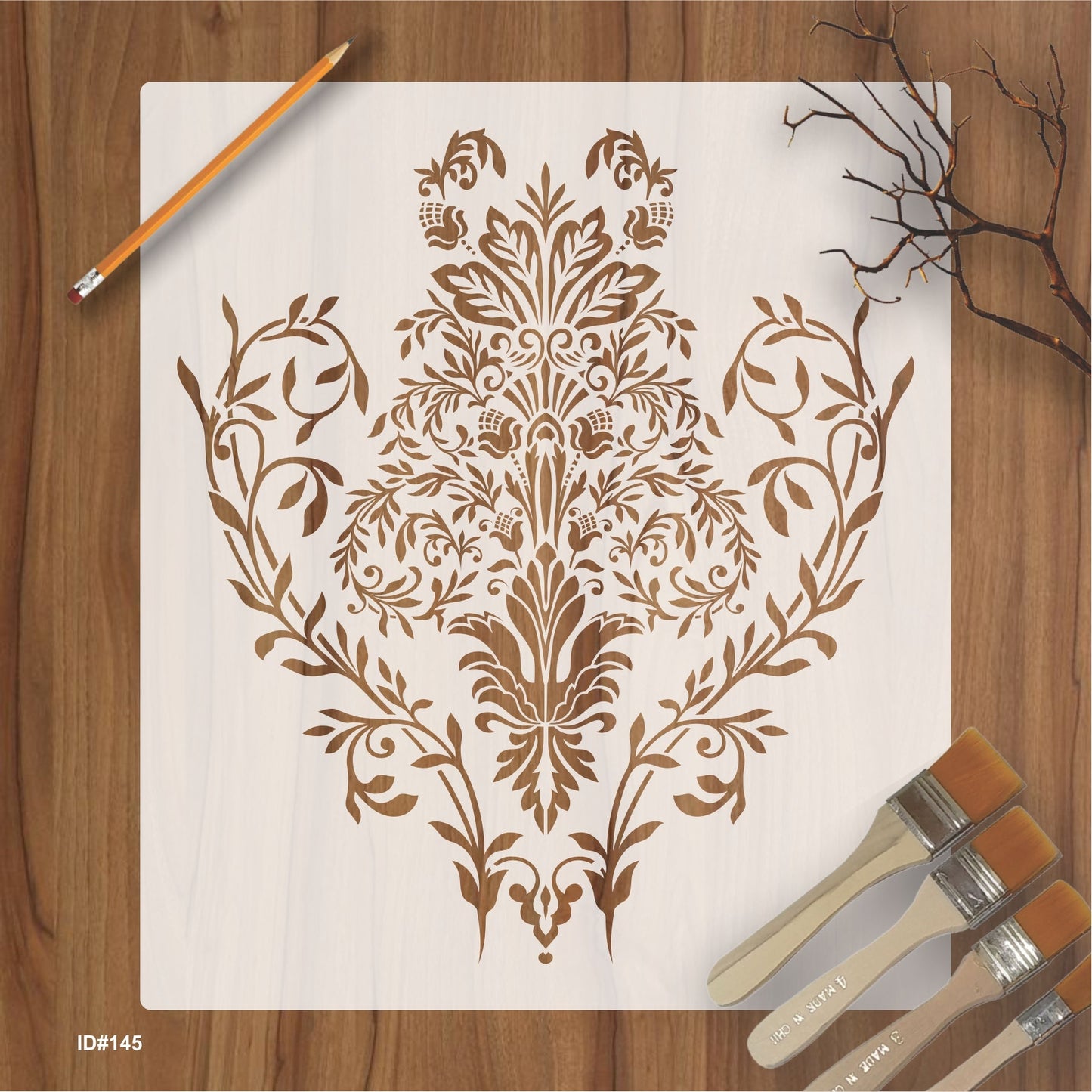 Laxury Damask Stencils For Walls Painting Scrapbooking Stamping Stamp Album Decorative stencil. ID #145