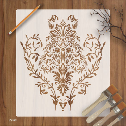 Laxury Damask Stencils For Walls Painting Scrapbooking Stamping Stamp Album Decorative stencil. ID #145