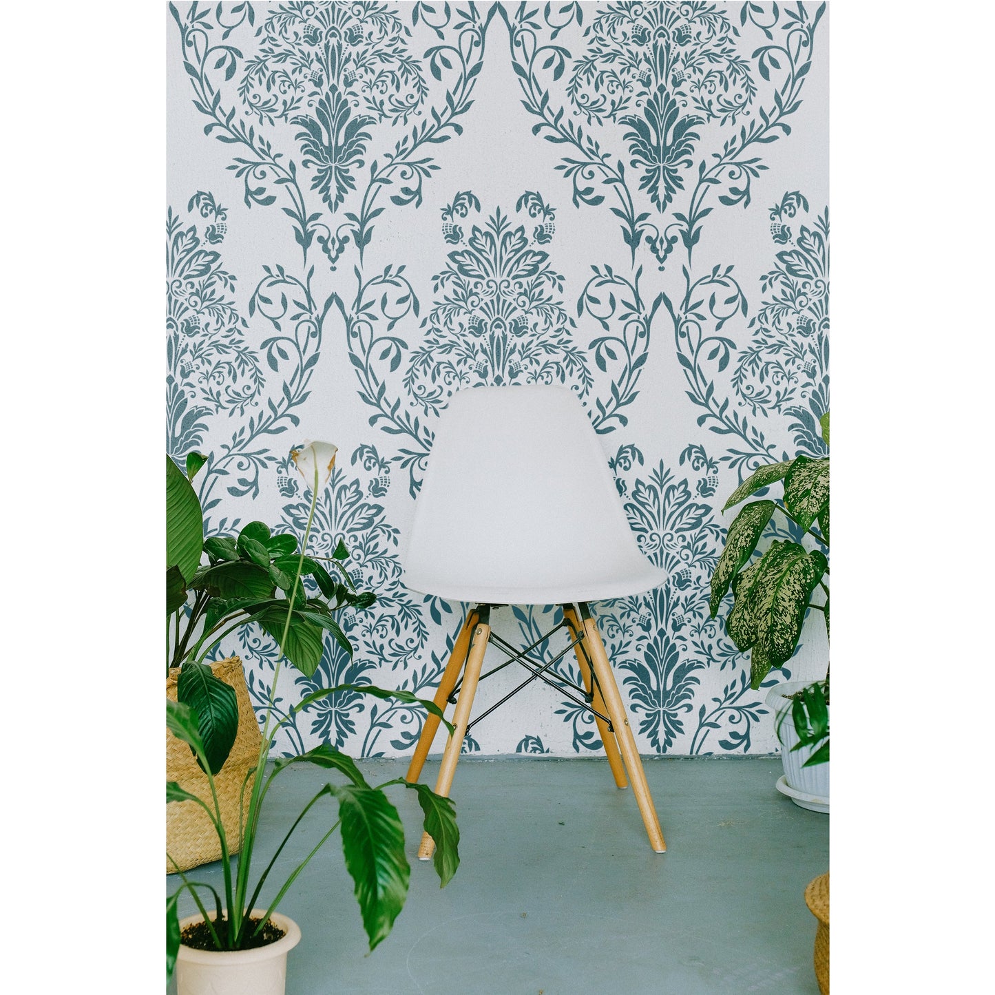 Laxury Damask Stencils For Walls Painting Scrapbooking Stamping Stamp Album Decorative stencil. ID #145