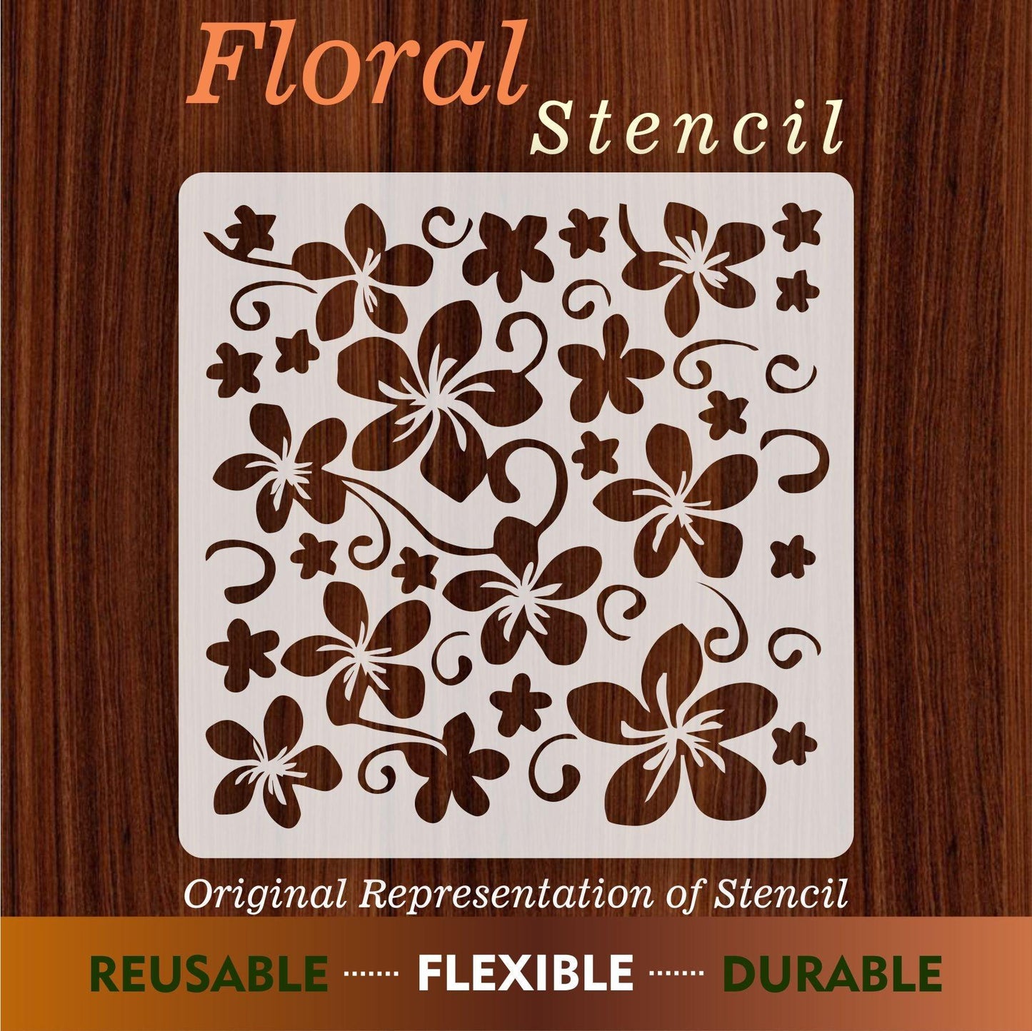 Flower Stencil , Wall Stencils For wall Painting Airbrush Painting Art Cake Spray Mold DIY Decor Crafts Canvas.ID#15