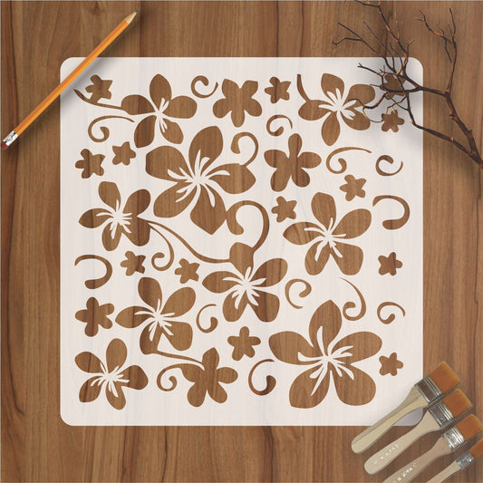 Flower Stencil , Wall Stencils For wall Painting Airbrush Painting Art Cake Spray Mold DIY Decor Crafts Canvas.ID#15