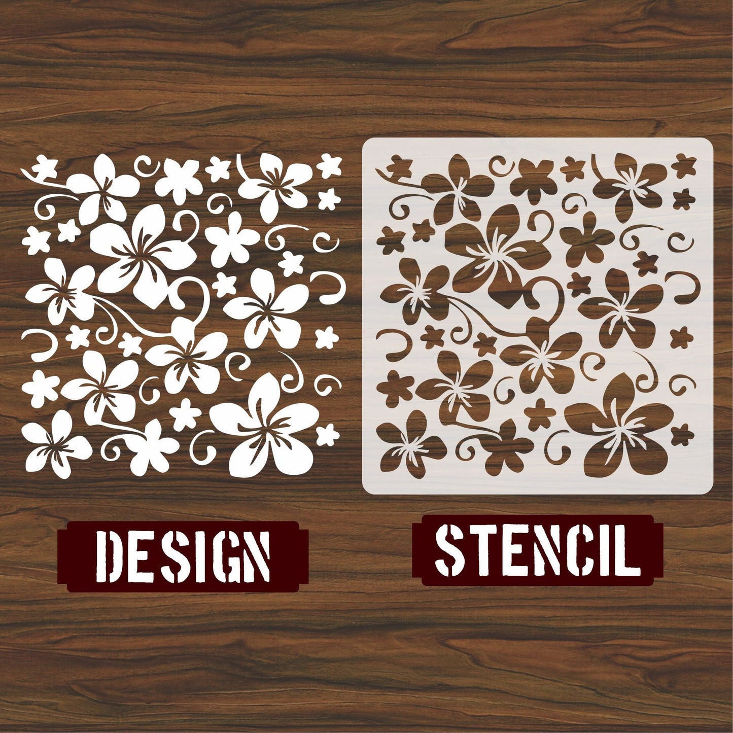 Flower Stencil , Wall Stencils For wall Painting Airbrush Painting Art Cake Spray Mold DIY Decor Crafts Canvas.ID#15