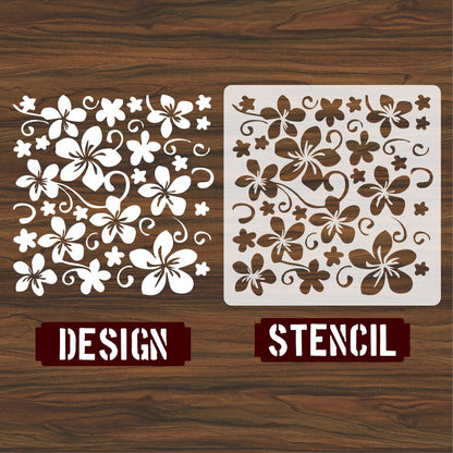 Flower Stencil , Wall Stencils For wall Painting Airbrush Painting Art Cake Spray Mold DIY Decor Crafts Canvas.ID#15