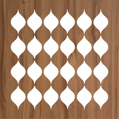 Japanese Pattern Reusable Stencil for Canvas and wall painting.ID#156