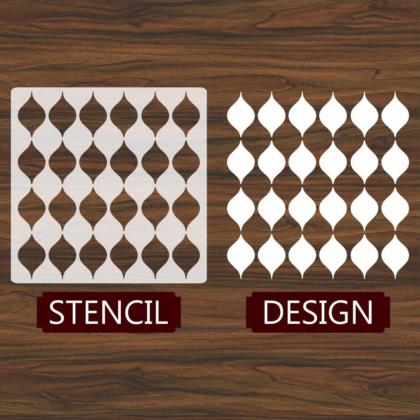 Japanese Pattern Reusable Stencil for Canvas and wall painting.ID#156
