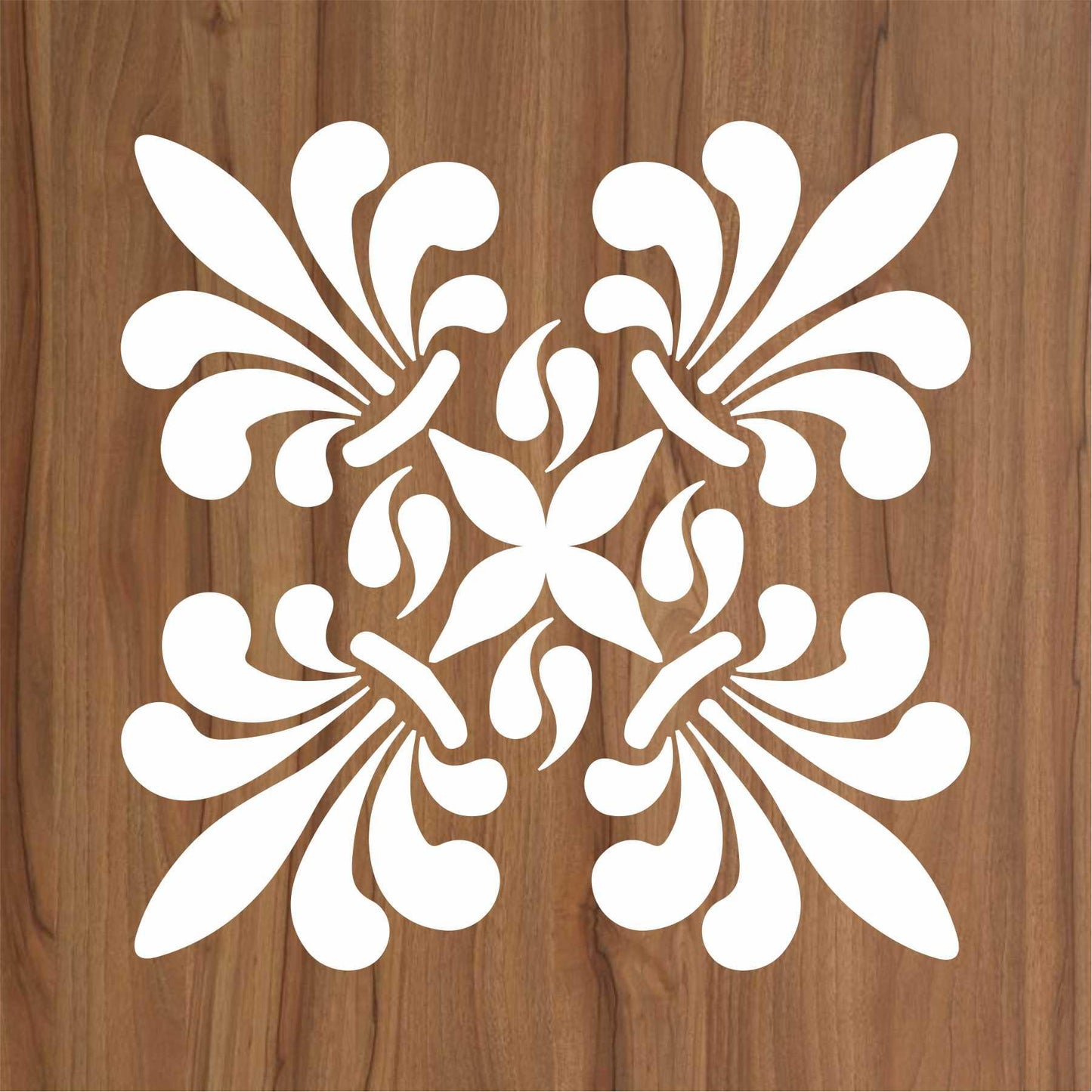 Patel Tile Reusable Stencil for Canvas and wall painting.ID#159