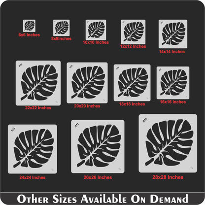 Leaf Reusable Stencil For Canvas And Wall Painting.I– ID# 251