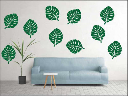Leaf Reusable Stencil For Canvas And Wall Painting.I– ID# 251