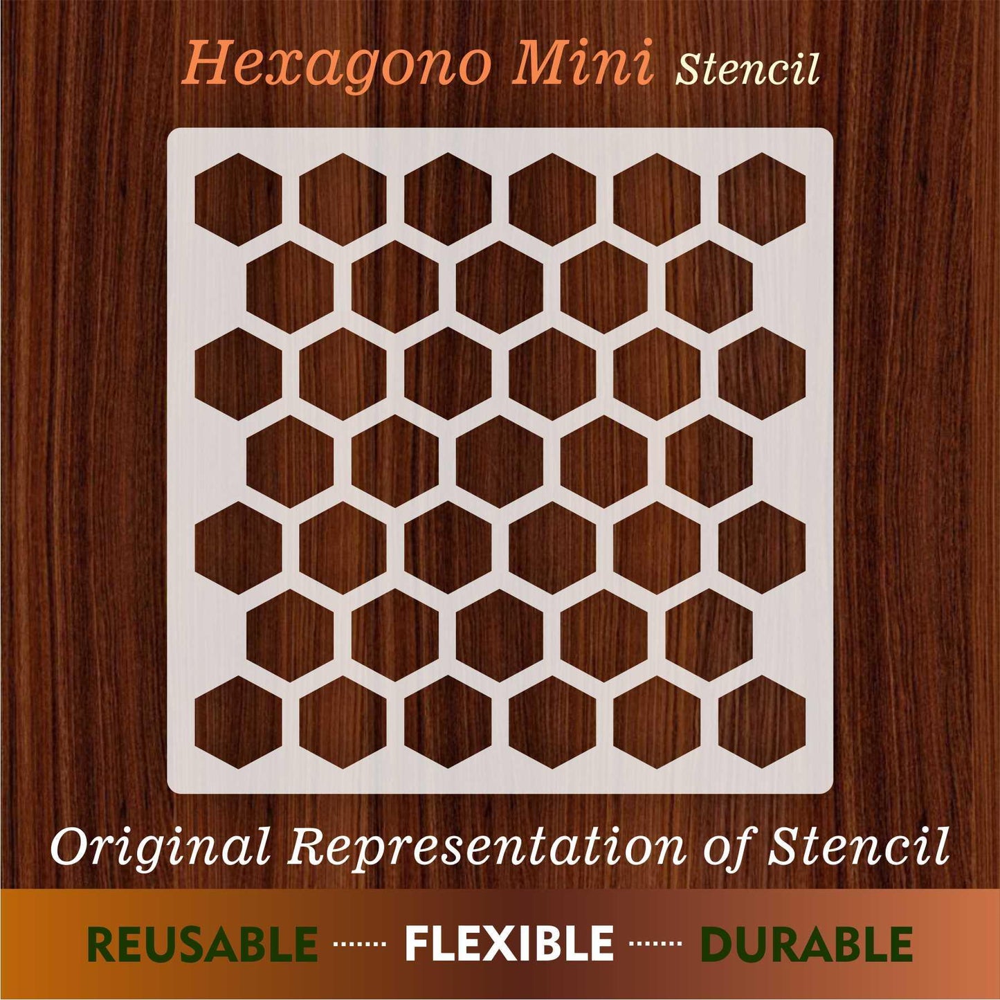 Hexagano Mini Pattern Stencil , Wall Stencils For wall Painting Airbrush Painting Art Cake Spray Mold DIY Decor Crafts Canvas.ID#181