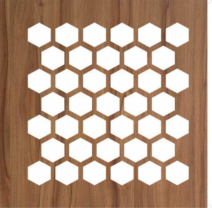 Hexagano Mini Pattern Stencil , Wall Stencils For wall Painting Airbrush Painting Art Cake Spray Mold DIY Decor Crafts Canvas.ID#181