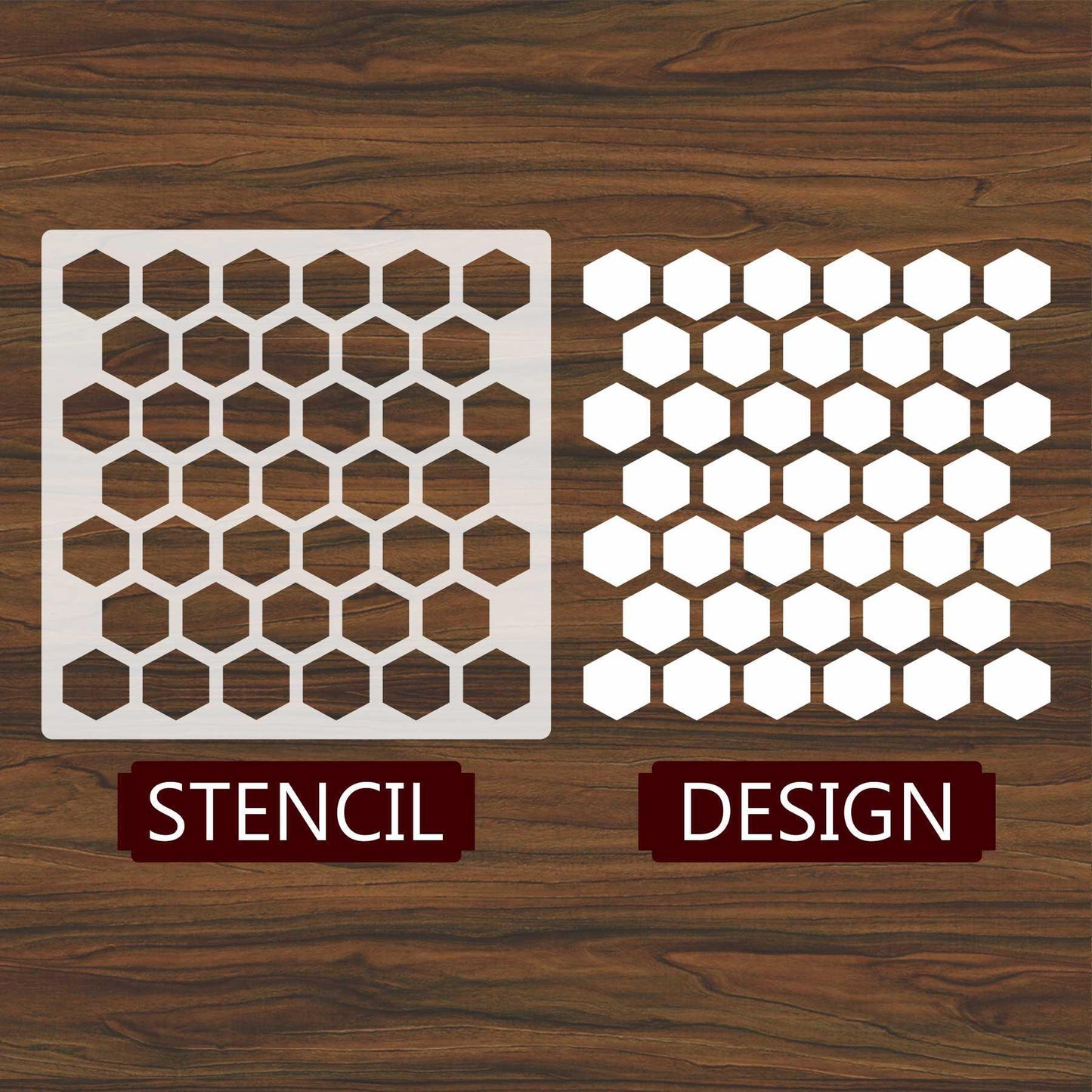 Hexagano Mini Pattern Stencil , Wall Stencils For wall Painting Airbrush Painting Art Cake Spray Mold DIY Decor Crafts Canvas.ID#181