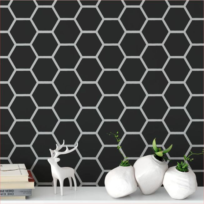 Hexagano Mini Pattern Stencil , Wall Stencils For wall Painting Airbrush Painting Art Cake Spray Mold DIY Decor Crafts Canvas.ID#181