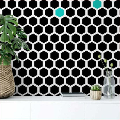 Hexagano Mini Pattern Stencil , Wall Stencils For wall Painting Airbrush Painting Art Cake Spray Mold DIY Decor Crafts Canvas.ID#181