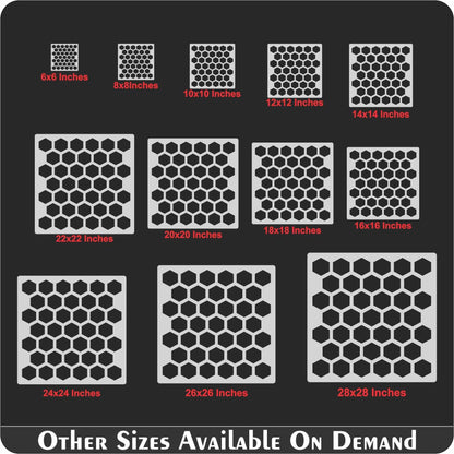 Hexagano Mini Pattern Stencil , Wall Stencils For wall Painting Airbrush Painting Art Cake Spray Mold DIY Decor Crafts Canvas.ID#181