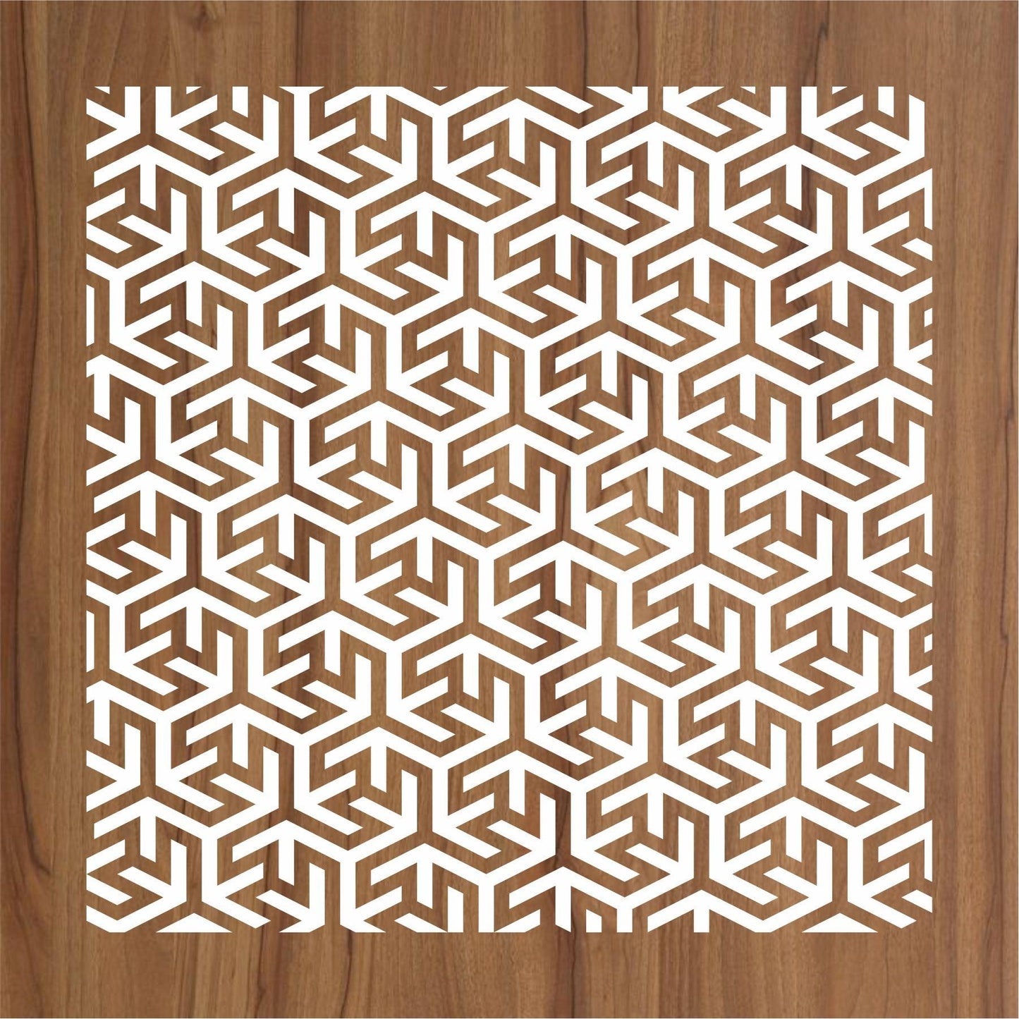 Geometric Pattern  Reusable Stencil For Canvas And Wall Painting.ID#205
