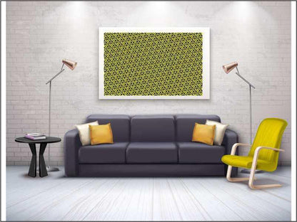 Geometric Pattern  Reusable Stencil For Canvas And Wall Painting.ID#205