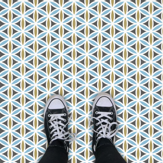 Flower of Life Pattern Moroccan Fabric Reusable Stencil For Canvas And Wall Painting.ID#208H
