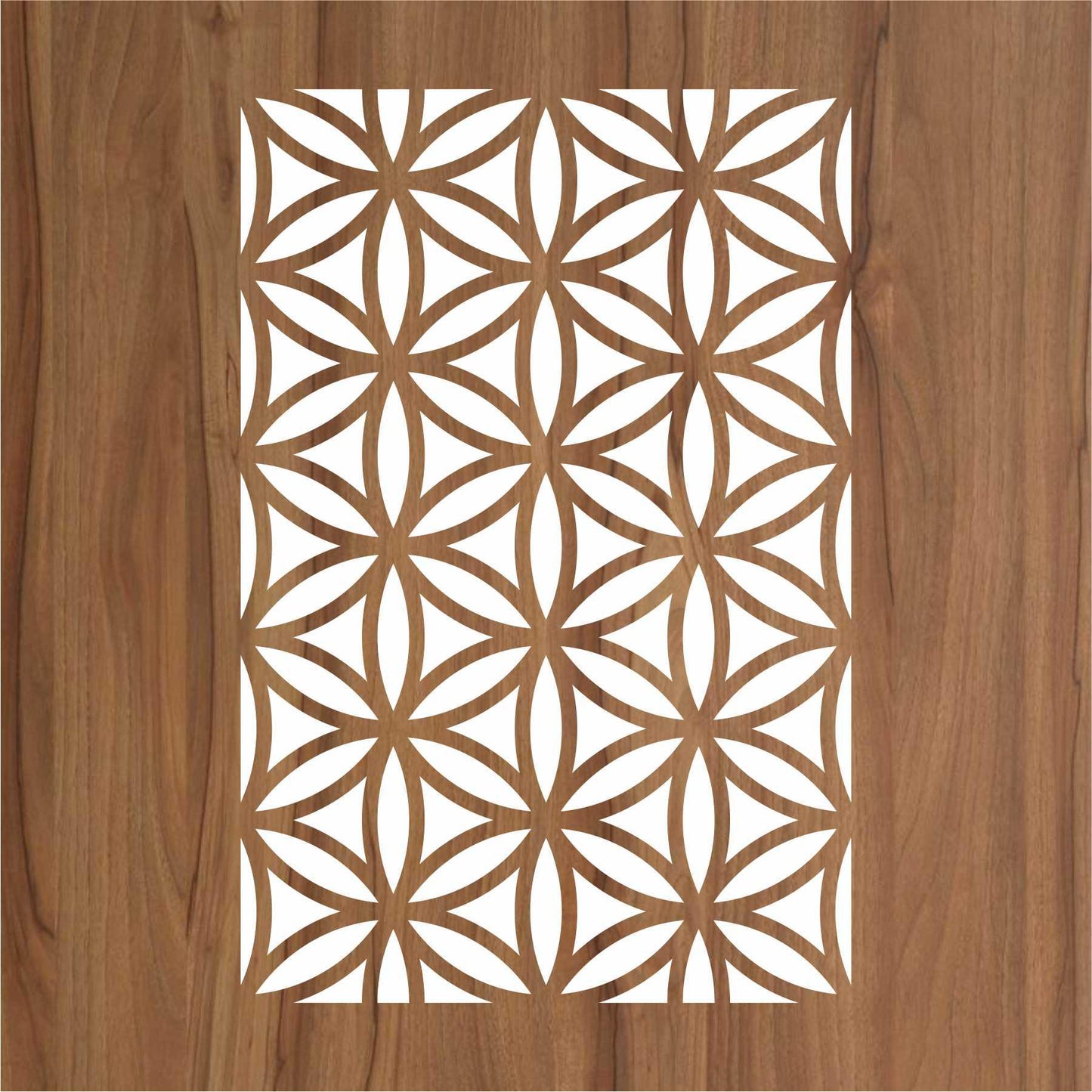 Flower of Life Pattern Moroccan Fabric Reusable Stencil For Canvas And Wall Painting.ID#208H