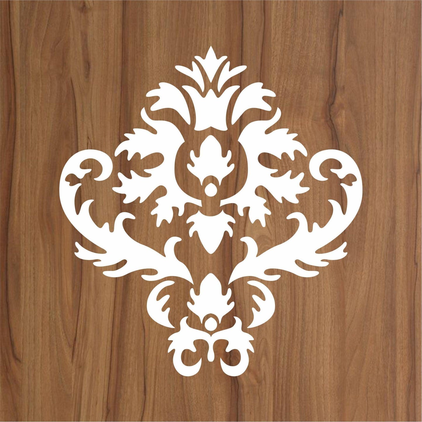 Damask floral pattern Reusable Stencil For Canvas And Wall Painting.ID#211