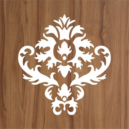 Damask floral pattern Reusable Stencil For Canvas And Wall Painting.ID#211
