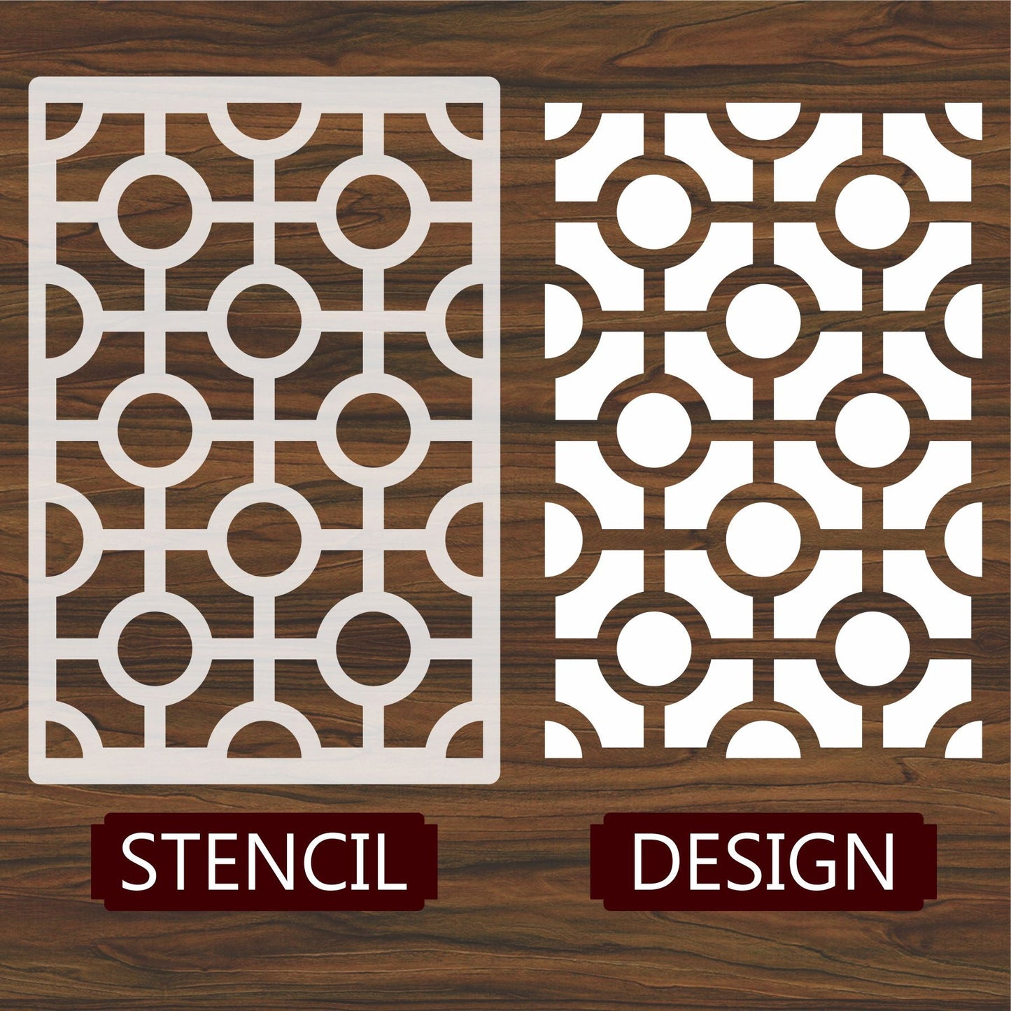 Jali Pattern Reusable Stencil For Canvas And Wall Painting.ID#212B – ID# 257