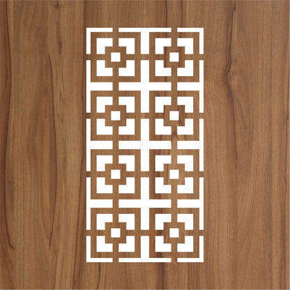 Korean symbol Jali Pattern Reusable Stencil For Canvas And Wall Painting.ID#212C – ID# 256