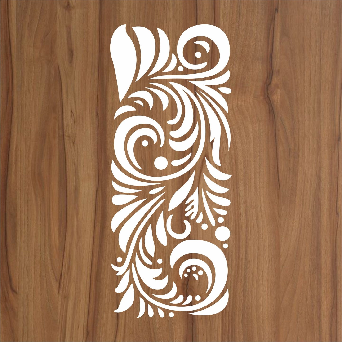 Swill Bonzaa Pattern Reusable Stencil For Canvas And Wall Painting.ID#224