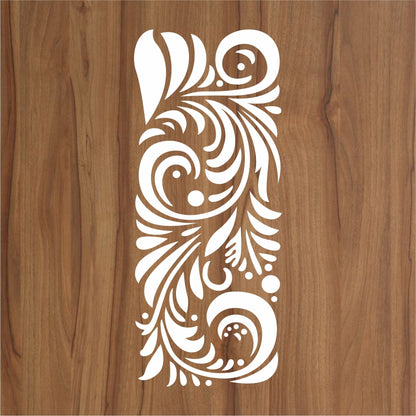 Swill Bonzaa Pattern Reusable Stencil For Canvas And Wall Painting.ID#224