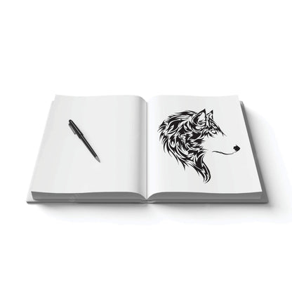 Wolf Head Reusable Stencil for Canvas and wall painting.ID#230