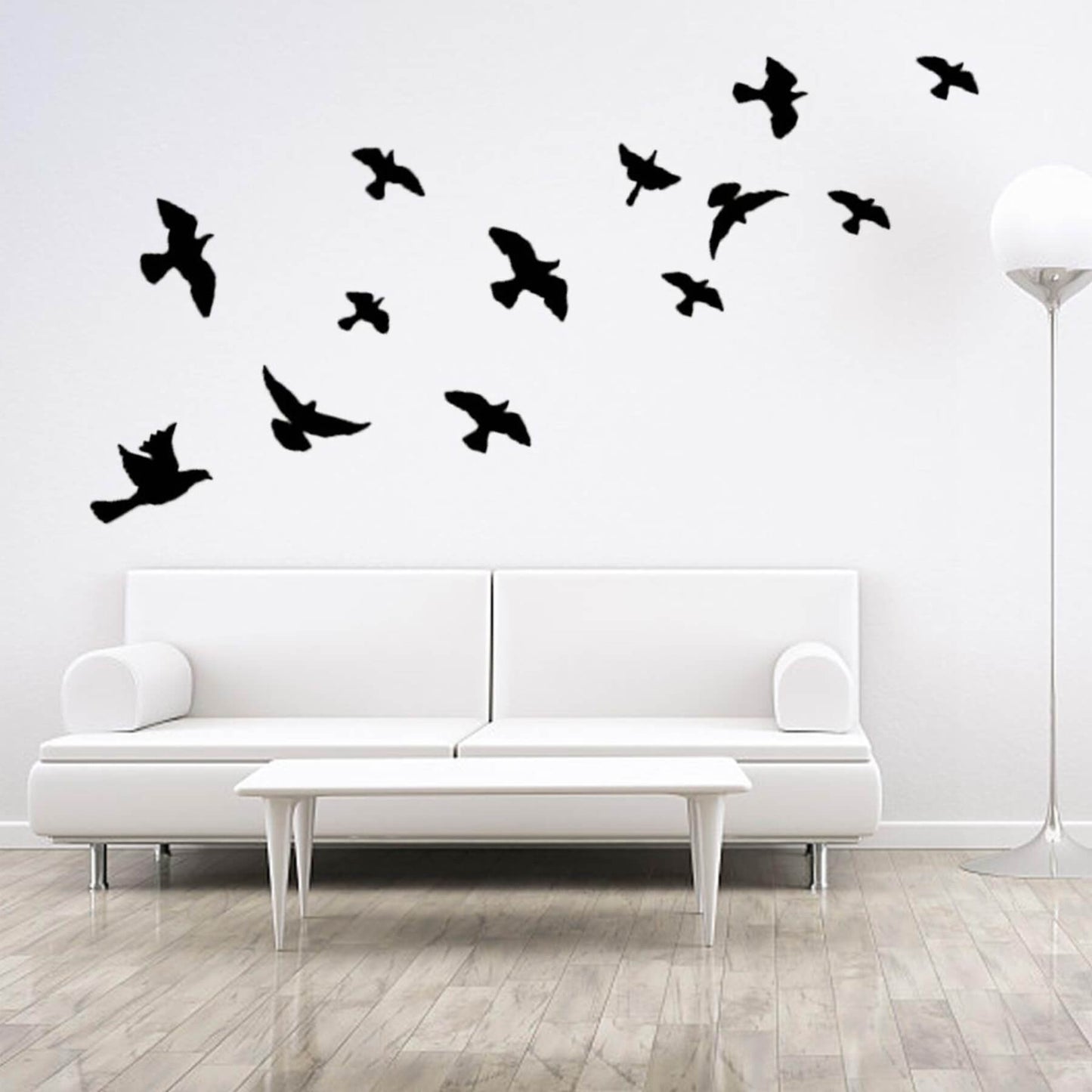 Birds Flying Reusable Stencil For Canvas And Wall Painting.ID#231