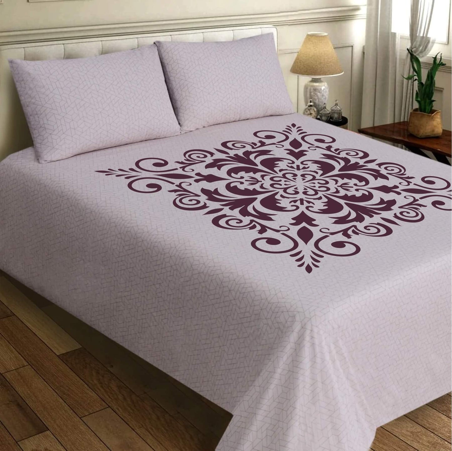 Motif Damask Pattern Reusable Stencil For Canvas And Wall Painting.ID#234