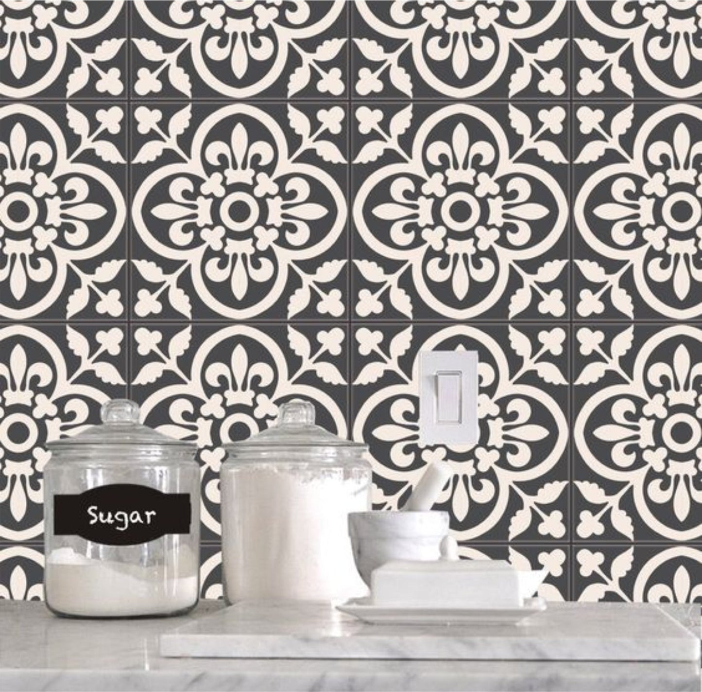 Damask Motif Reusable Stencil For Canvas And Wall Painting.ID#235