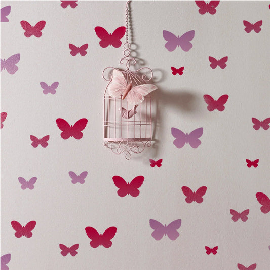 Butterfly Reusable Stencil for Canvas and wall painting.ID#25