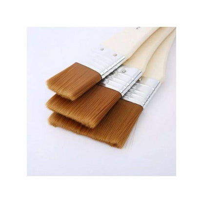 3 Pcs- Original High Quality Keep Smiling Gesso Wide Soft Brushes Set